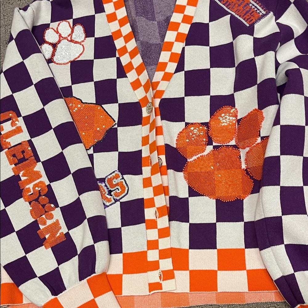 QUEEN OF SPARKLES One of a Kind Clemson set! - Picture 4 of 8